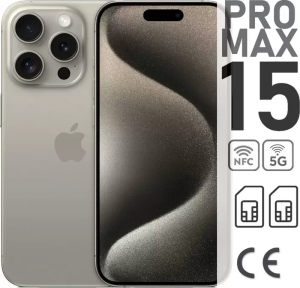 Смартфон Apple iPhone 15 Pro MAX 256ГБ Dual SIM титан
