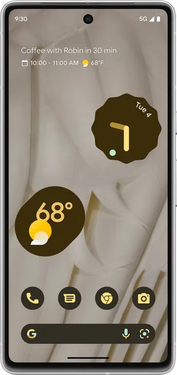 Смартфон Google Pixel 7 8/128 ГБ, Dual: nano SIM + eSIM, Snow