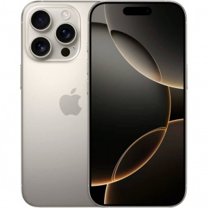 Смартфон Apple iPhone 16 Pro 256Gb Natural Titanium (MYN33J/A)