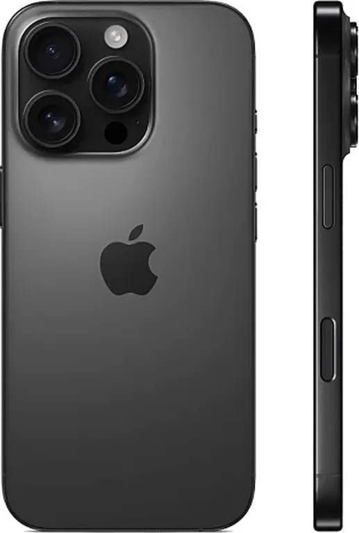 Смартфон Apple iPhone 16 Pro 128GB eSim (8 ГБ, 128 ГБ, Титановый Чёрный)