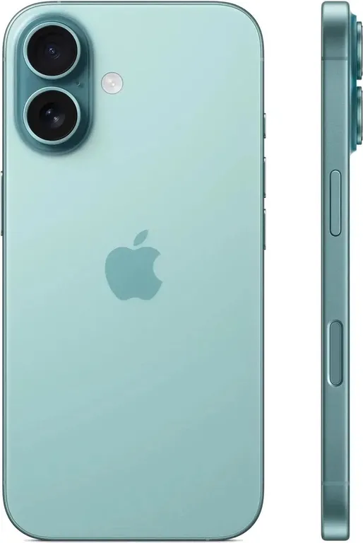 Смартфон Apple iPhone 16 256 ГБ (eSIM + eSIM), зеленый