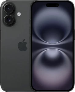 Смартфон Apple iPhone 16 Plus 256GB nanoSim+eSim (8 ГБ, 256 ГБ, Черный)