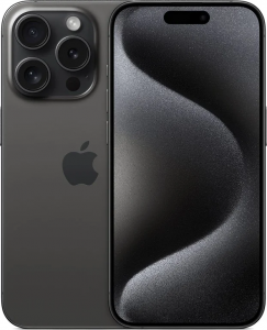 Смартфон Apple iPhone 15 Pro 256Gb Black Titanium, черный титан