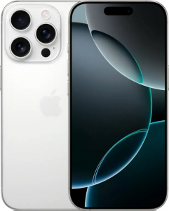 Смартфон Apple iPhone 16 Pro Max 1 ТБ (eSIM + eSIM), белый титан