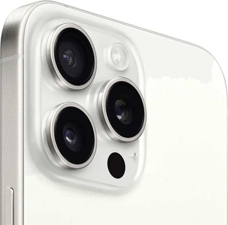 Смартфон Apple iPhone 15 Pro Max 512GB nano SIM + eSim titanium white (титановый белый) новый, не актив, без комплекта