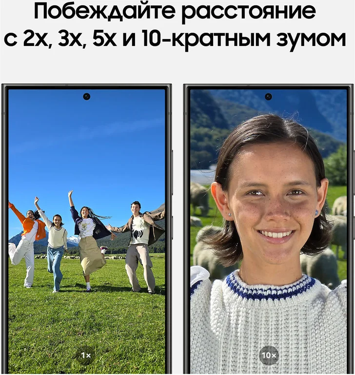Смартфон Samsung Galaxy S24 Ultra (2024) 12/512Gb Titanium Black, черный титан
