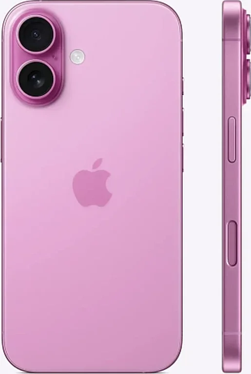 Смартфон Apple iPhone 16 256GB nanoSim+eSim (8 ГБ, 256 ГБ, Розовый)