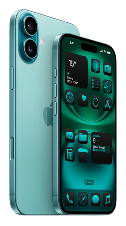 Смартфон Apple iPhone 16 Plus 256ГБ Teal (Зеленый) (A3290) Sim+ eSim