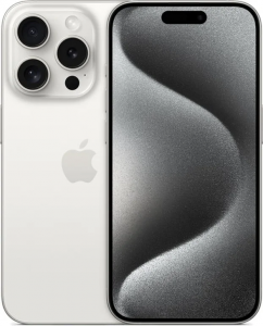 Смартфон Apple iPhone 15 Pro 128GB White Titanium (белый титан)