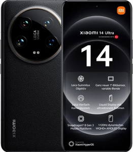 Смартфон Xiaomi 14 Ultra 16/512Gb Global (Черный, 512 ГБ, 16 ГБ, Global)