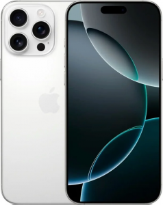 Смартфон Apple iPhone 16 Pro Max 512 ГБ, White Titanium, Титановый Белый