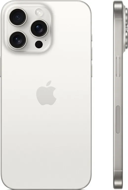 Смартфон Apple iPhone 15 Pro Max 256GB nano SIM + eSim titanium white (титановый белый)