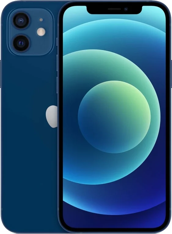 Смартфон Apple iPhone 12 256GB nano SIM + eSim blue (синий) новый, не актив, без комплекта