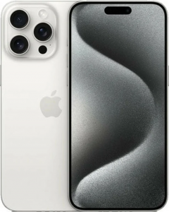 Смартфон Apple iPhone 15 Pro Max 512 ГБ, Dual: nano SIM + eSIM, белый титан