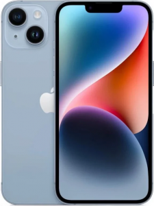 Смартфон Apple iPhone 14, 128 ГБ голубой Dual: nano SIM+eSIM