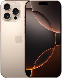 Смартфон iPhone 16 Pro Max 1Tb Пустынный титан (eSIM)