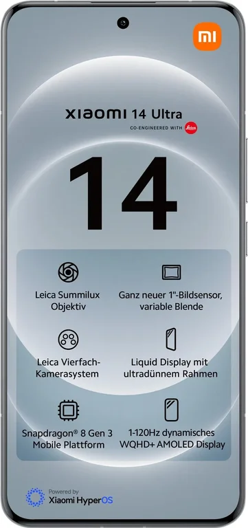 Смартфон Xiaomi 14 Ultra RU 16/512Gb White