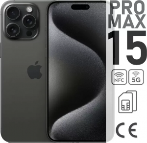 Смартфон Apple iPhone 15 Pro MAX 1ТБ черный титан