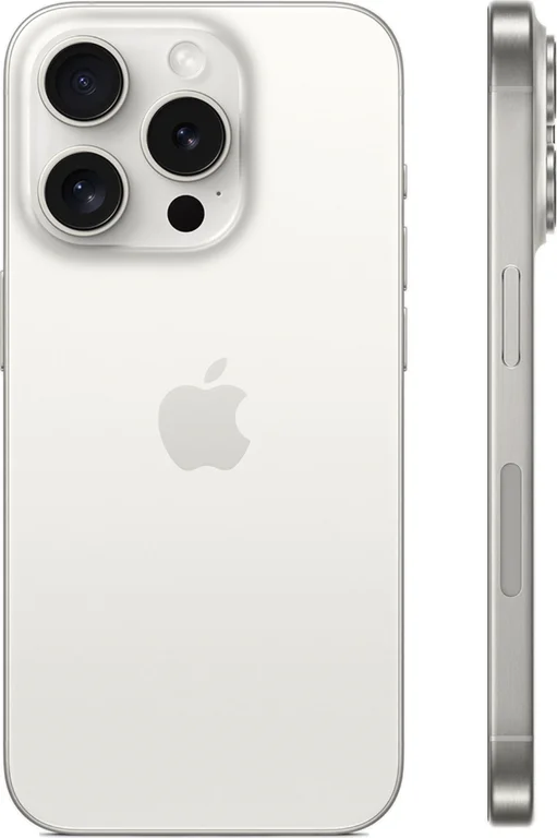 Смартфон Apple iPhone 15 Pro 128GB White Titanium (Белый титан) nano-Sim + eSim