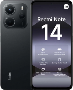 Смартфон Xiaomi Redmi Note 14 8/128Gb Midnight Black, чёрный