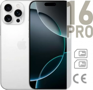 Смартфон Apple iPhone 16 Pro 256 ГБ Dual SIM белый