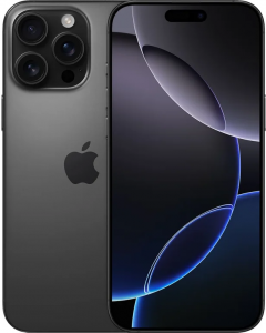 Смартфон Apple iPhone 16 Pro Max 1Tb Black Titanium, титановый чёрный
