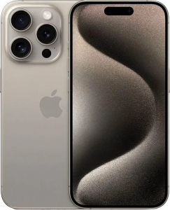 Смартфон Apple iPhone 15 Pro 512Gb (Natural Titanium) (2 sim)