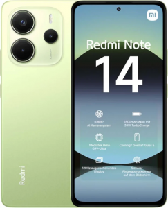 Смартфон Xiaomi Redmi Note 14 8/128Gb Lime Green, зелёный