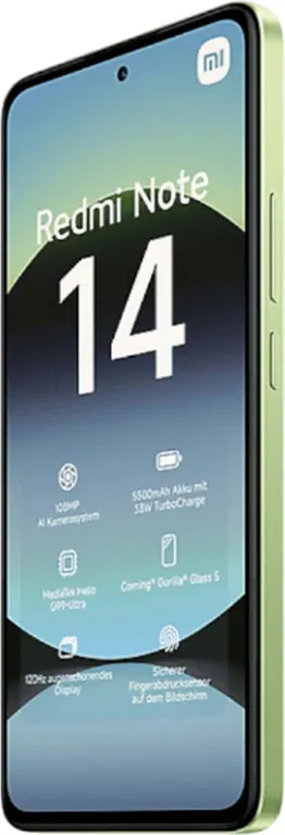 Смартфон Xiaomi Redmi Note 14 8/256Gb Lime Green, зелёный