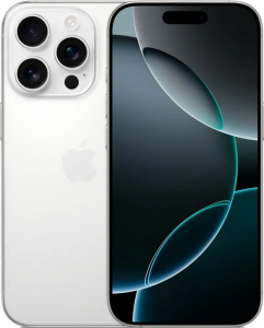 Смартфон Apple iPhone 16 Pro 512GB nano SIM + eSim white titanium (титановый белый)
