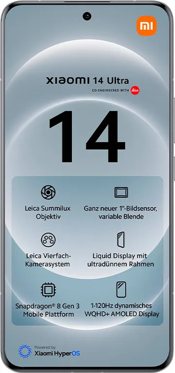 Смартфон Xiaomi 14 Ultra 16/512Gb White (Белый) Global Rom