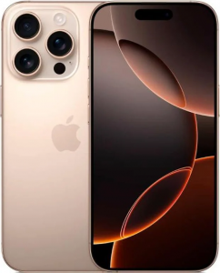 Смартфон Apple iPhone 16 Pro 256GB nanoSim/eSim Desert Titanium