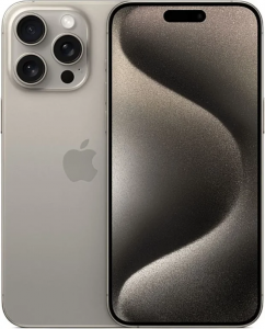 Смартфон Apple iPhone 15 Pro Max 256GB nanoSim+eSim (Титановый бежевый, 256 ГБ, 8 ГБ, Уценка)