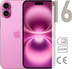 Смартфон Apple iPhone 16 256ГБ Розовый