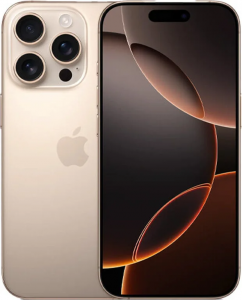 Смартфон Apple iPhone 16 Pro 256Gb Desert Titanium (MYN23J/A)