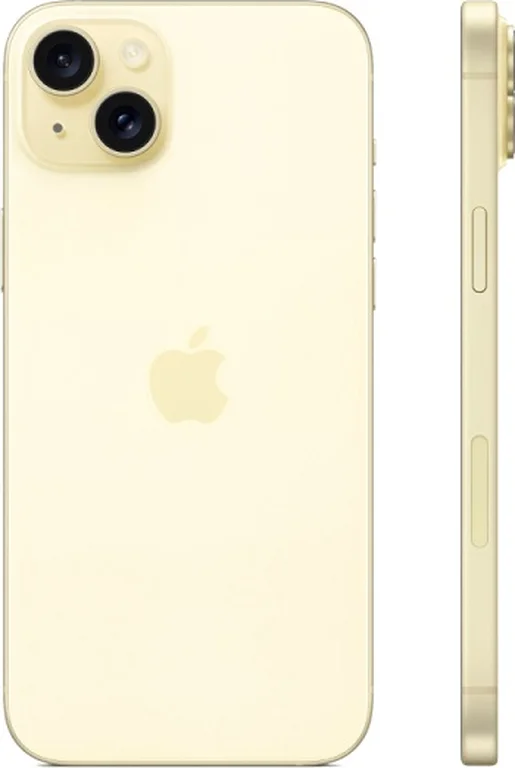 Смартфон Apple iPhone 15 Plus 256GB nano SIM + eSim yellow (желтый)
