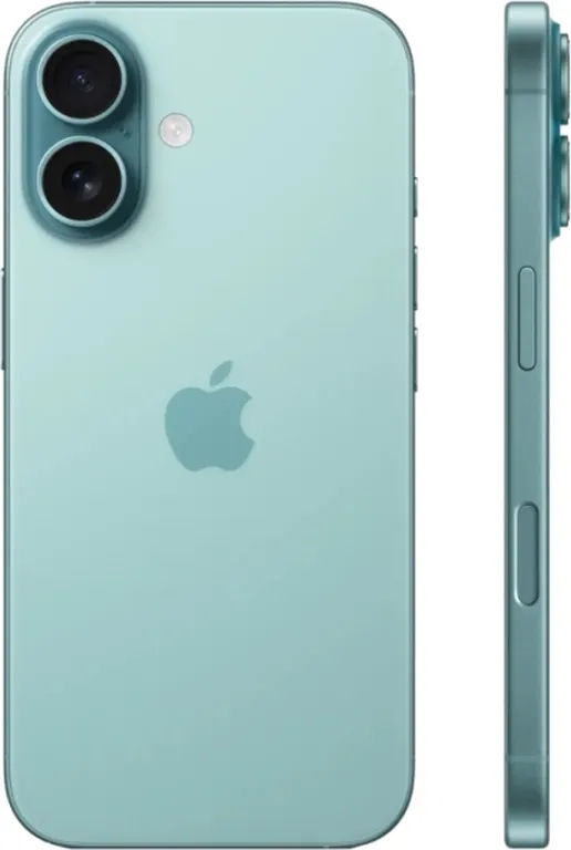 Смартфон Apple iPhone 16 256Gb eSim teal (бирюзовый)