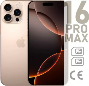 Смартфон Apple iPhone 16 Pro MAX 512ГБ Dual SIM пустынный