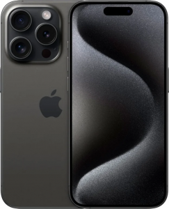 Смартфон Apple iPhone 15 Pro 128Gb Чёрный Титан (Black Titanium)