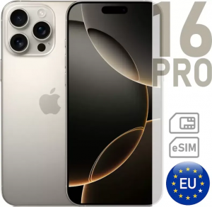 Смартфон Apple iPhone 16 Pro 256ГБ титан EU