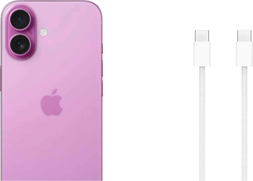 Смартфон Apple iPhone 16 128Gb Dual Sim Pink