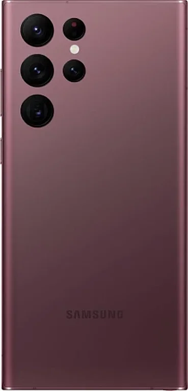 Смартфон Samsung Galaxy S22 Ultra 12/256GB (SM-S908E/DS) (12 ГБ, 256 ГБ, Бургунди)