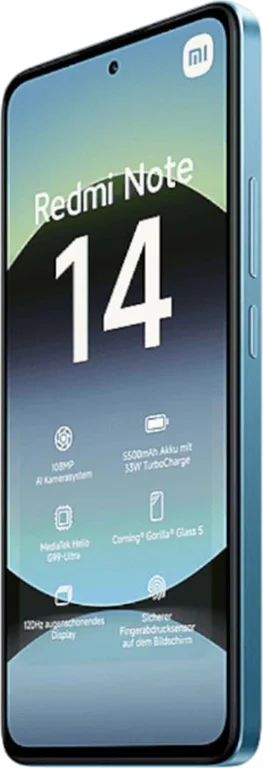 Смартфон Xiaomi Redmi Note 14 6/128Gb Ocean Blue, голубой