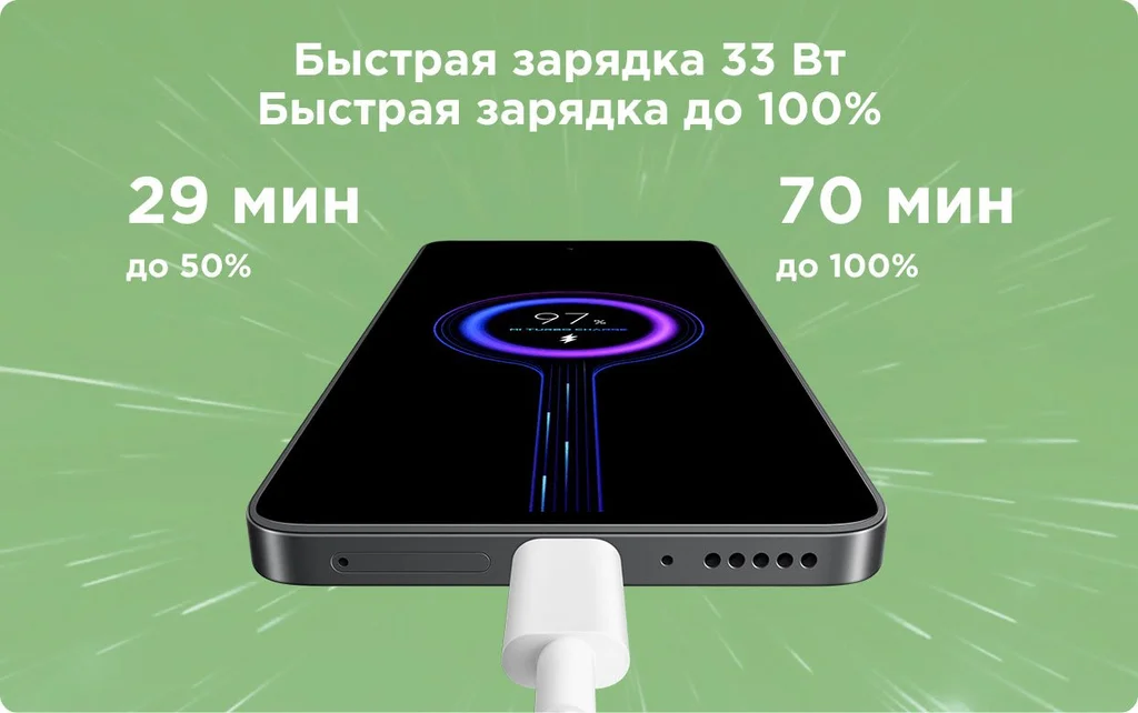Смартфон Xiaomi Redmi Note 13 8/256 ГБ RU, Ice Blue