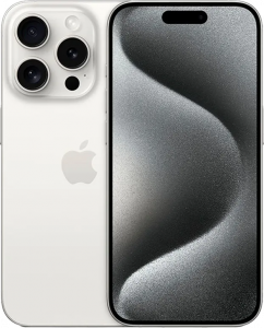 Смартфон Apple iPhone 15 Pro 128ГБ White Titanium (Белый титан) (A3104) 2sim