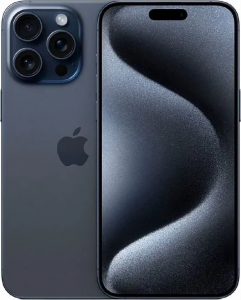 Смартфон Apple iPhone 15 Pro Max 256Gb (Blue Titanium) (eSIM)