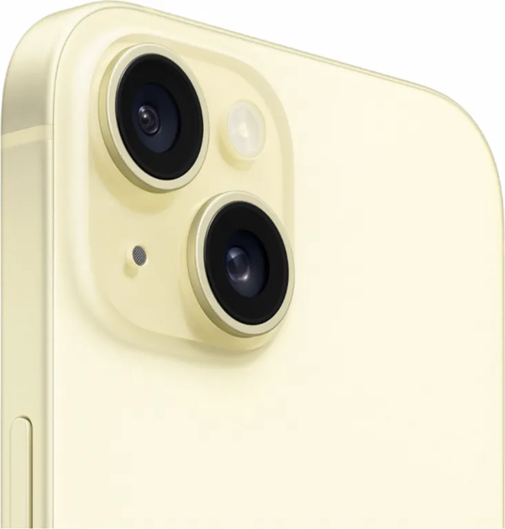 Смартфон Apple iPhone 15 128 ГБ (nano-SIM + eSIM), желтый