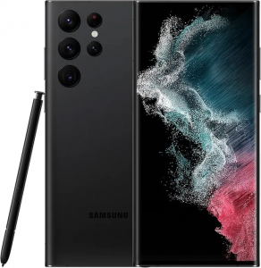 Смартфон Samsung Galaxy S22 Ultra (SM-S908) 12/256 ГБ, черный фантом
