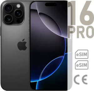 Смартфон Apple iPhone 16 Pro 128ГБ eSIM черный