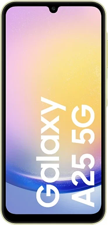 Смартфон Samsung Galaxy A25 5G 8/256GB (8 ГБ, 256 ГБ, Жёлтый)